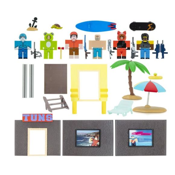NEW Roblox ROB0599 Action Collection-Arsenal Operation Beach Day Deluxe Playset - Picture 2 of 11